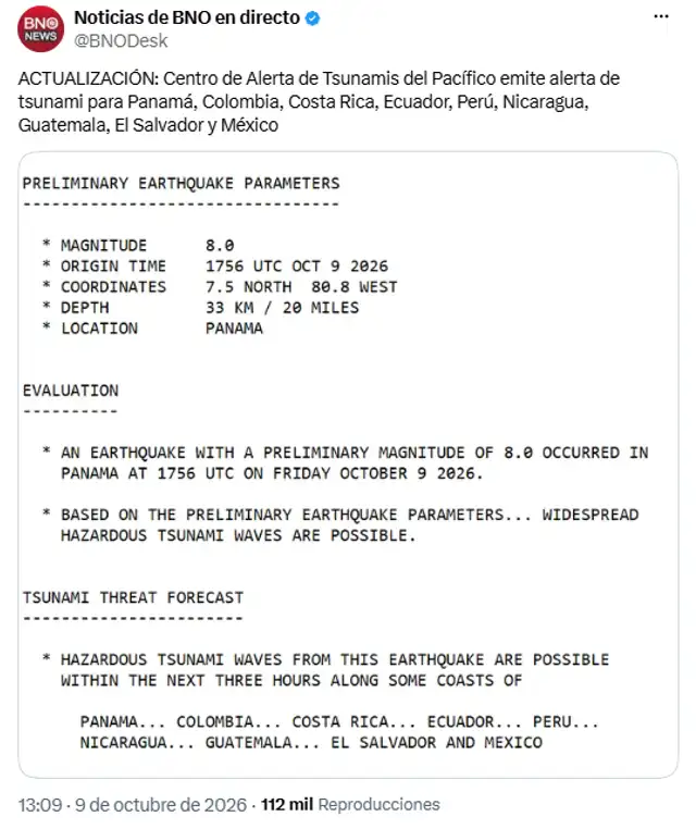terremoto en panamá
