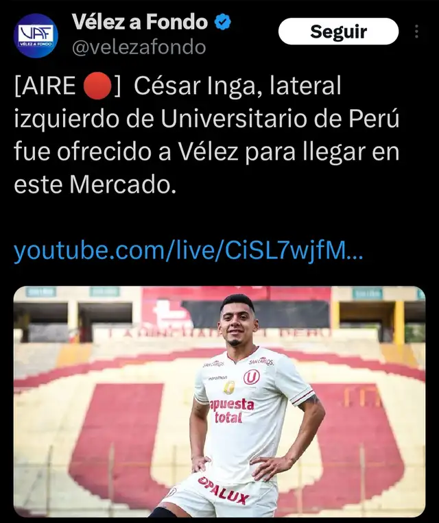 cesar inga velez sarsfield
