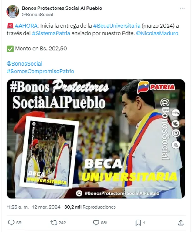 Bono Beca Universitaria Bono Beca Universitaria