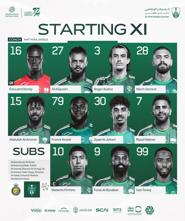 Al Nassr vs Al Ahli