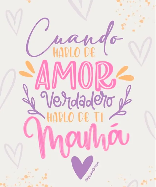 Feliz día de la madre