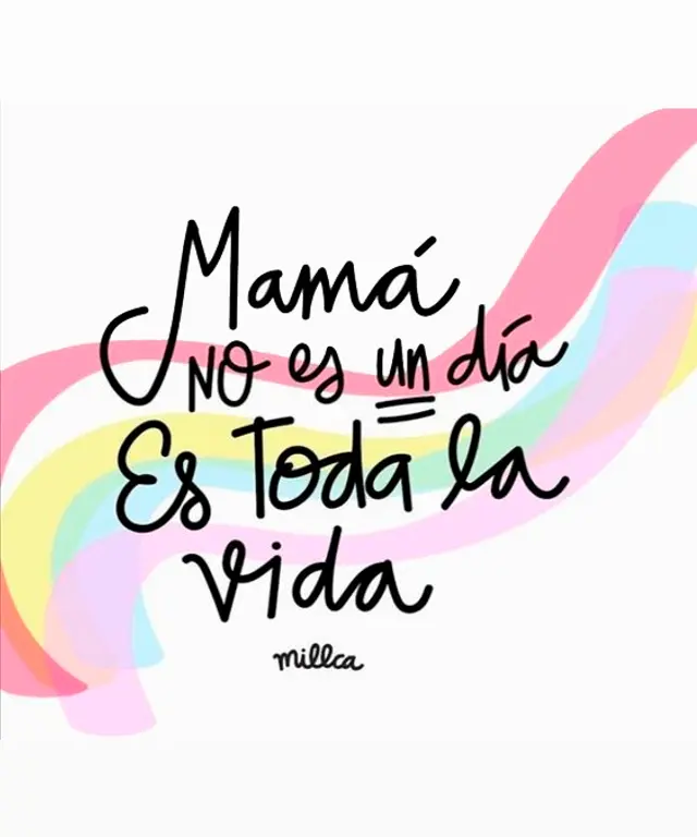 Feliz día de la madre