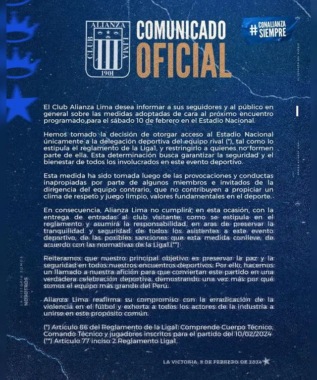 Alianza Lima vs Universitario