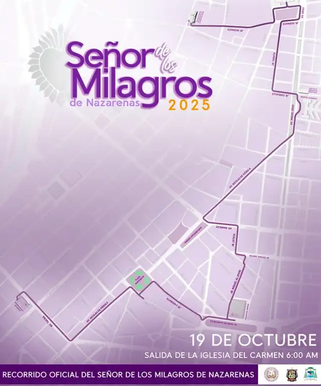 tercer recorrido del señor de los milagros