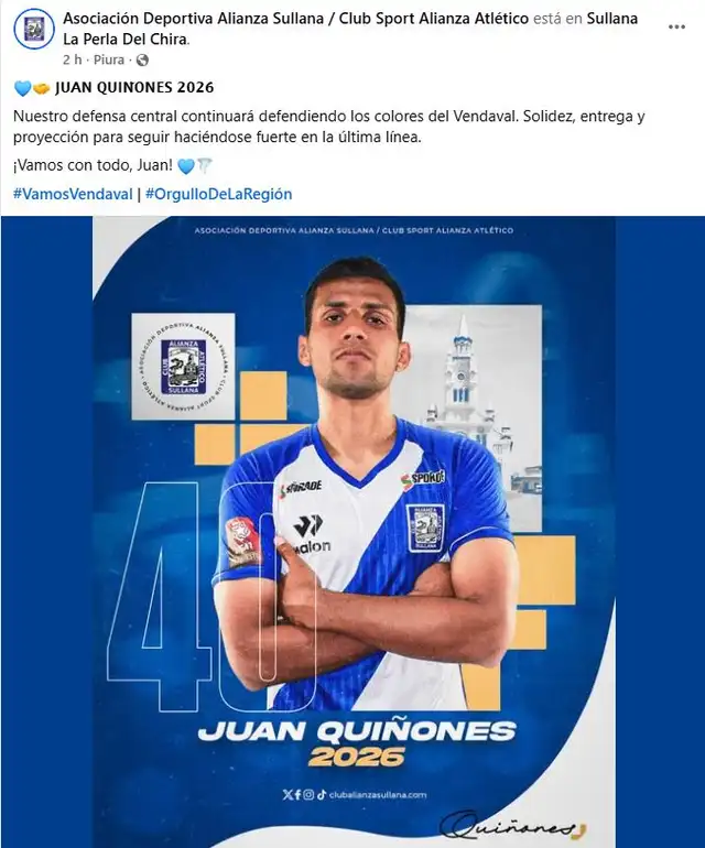 Juan Quiñones, Alianza Atlético