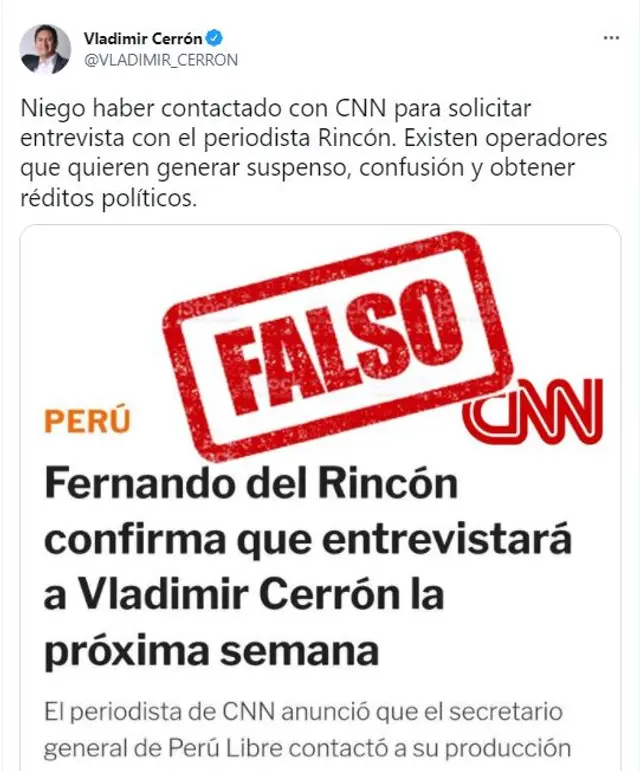 Captura: Twitter.   