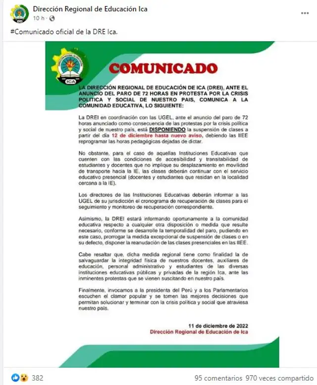 Comunicado