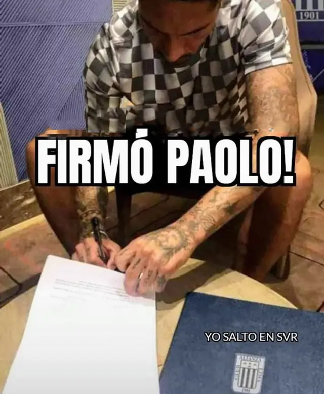  Supuesta foto con el vínculo entre Paolo Guerrero y Alianza Lima.<br><br>    