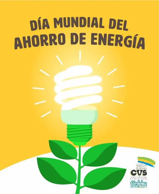 Comparte esta imagen por el Día Mundial del Ahorro de Energía.   