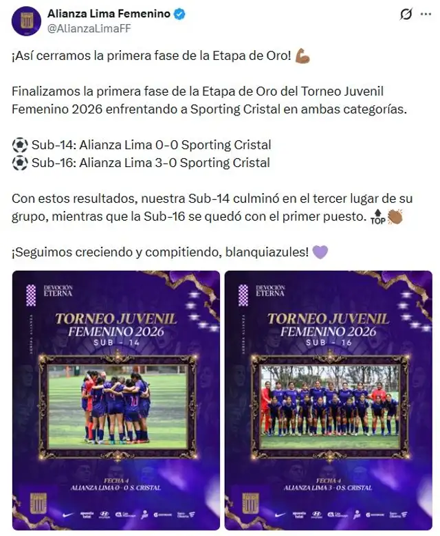 Alianza Lima, Sporting Cristal