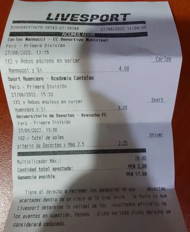 Apuestas