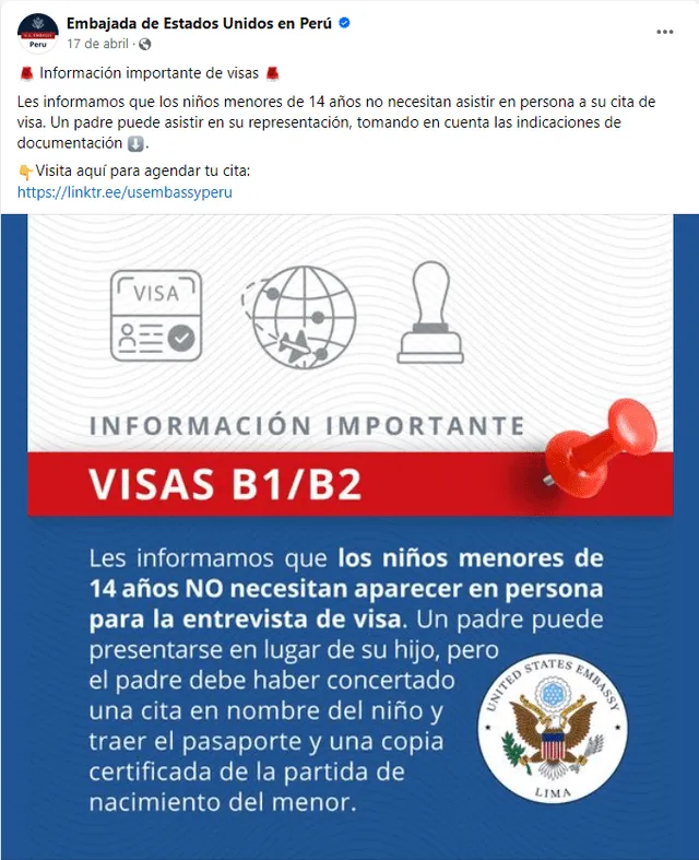 visa americana para menores de edad visa americana para menores de edad