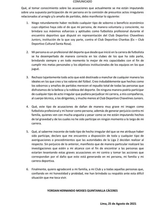 (Foto: Redes sociales Yordan Quintanilla)   
