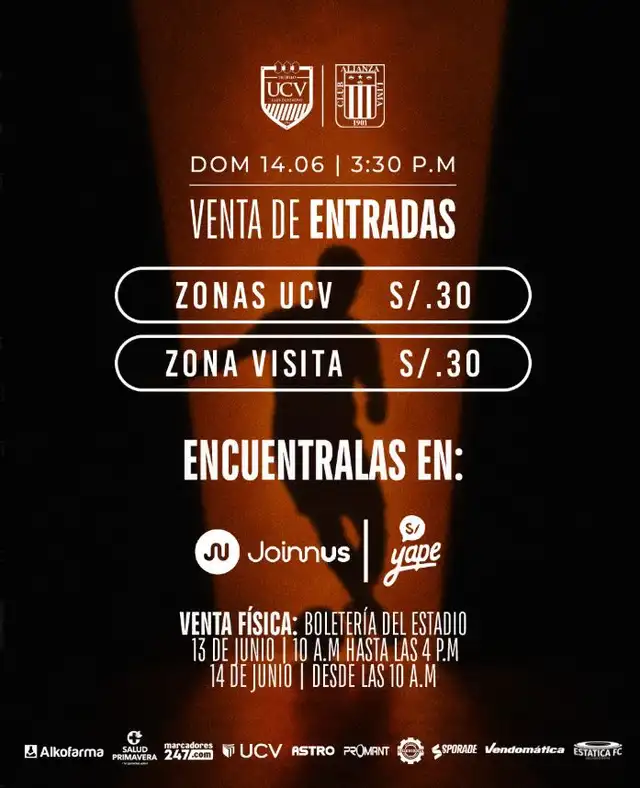 Precio de las entradas.