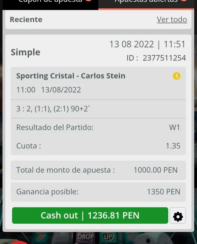 Sporting Cristal vs. Carlos Stein