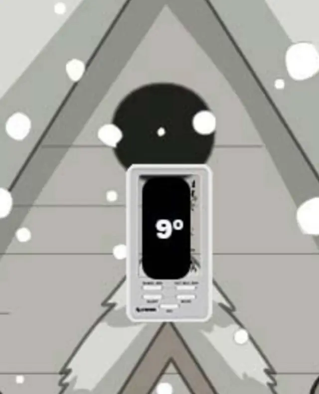 reto visual, error en la nieve, solución.