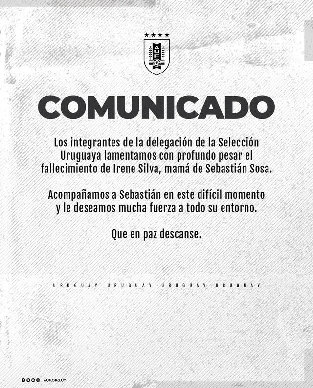 Comunicado de Uruguay Comunicado de Uruguay