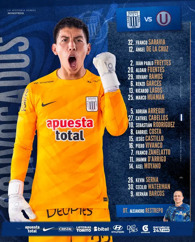 Convocados de Alianza Lima