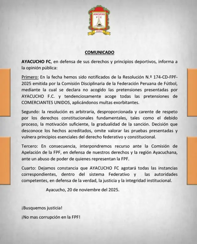 ayacucho fc
