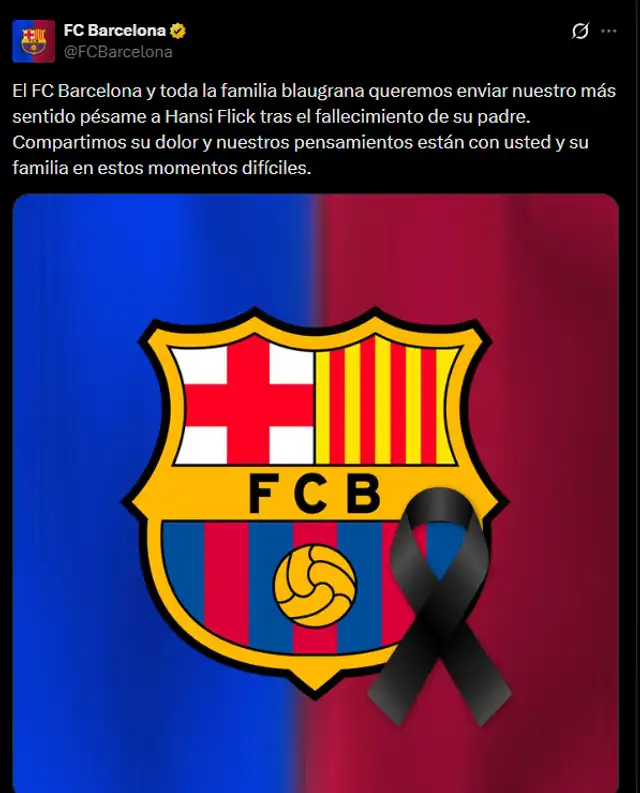 Mensaje del Barcelona Mensaje del Barcelona