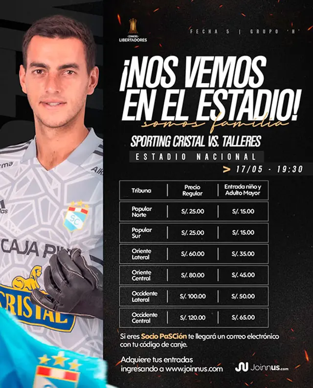 Sporting Cristal vs Talleres Sporting Cristal vs Talleres