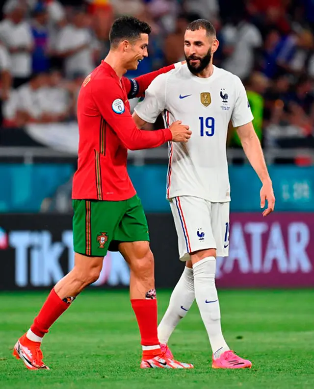Cristiano Ronaldo y Karim Benzema