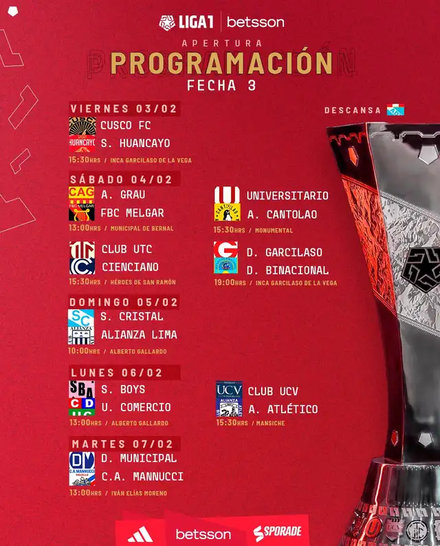 <strong>Fecha 3 </strong> 