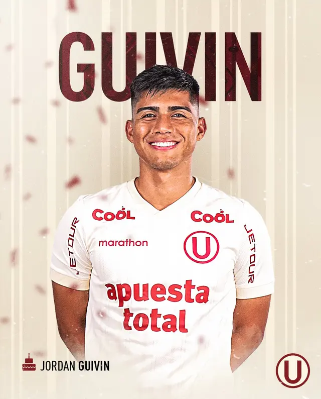 Jordan Guvin es uno de los jugadores de Universitario.