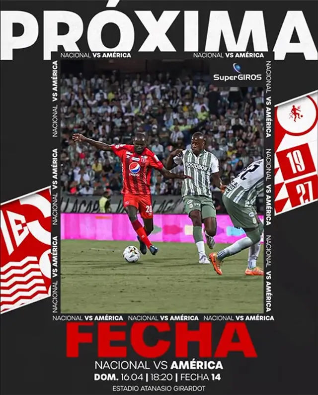 Atlético Nacional vs América de Cali