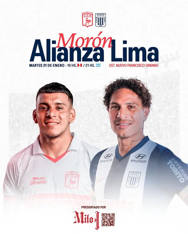 Alianza Lima vs Deportivo Morón.   