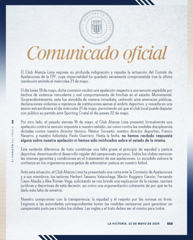 alianza lima