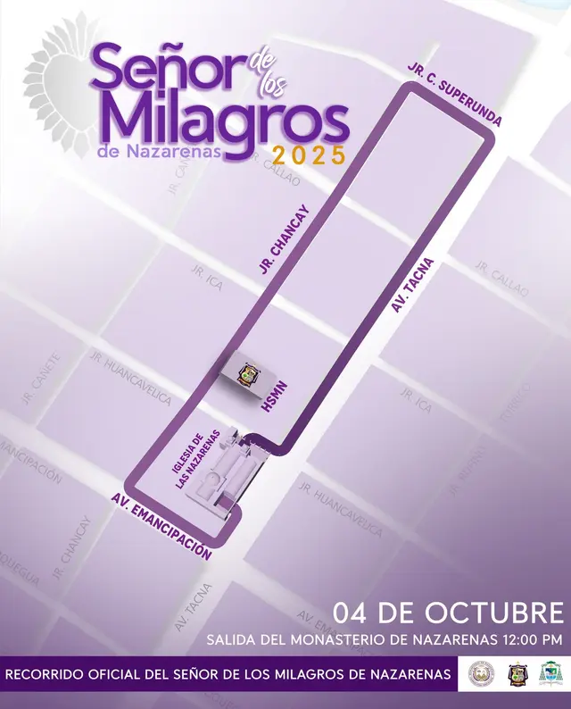 procesión del señor de los milagros