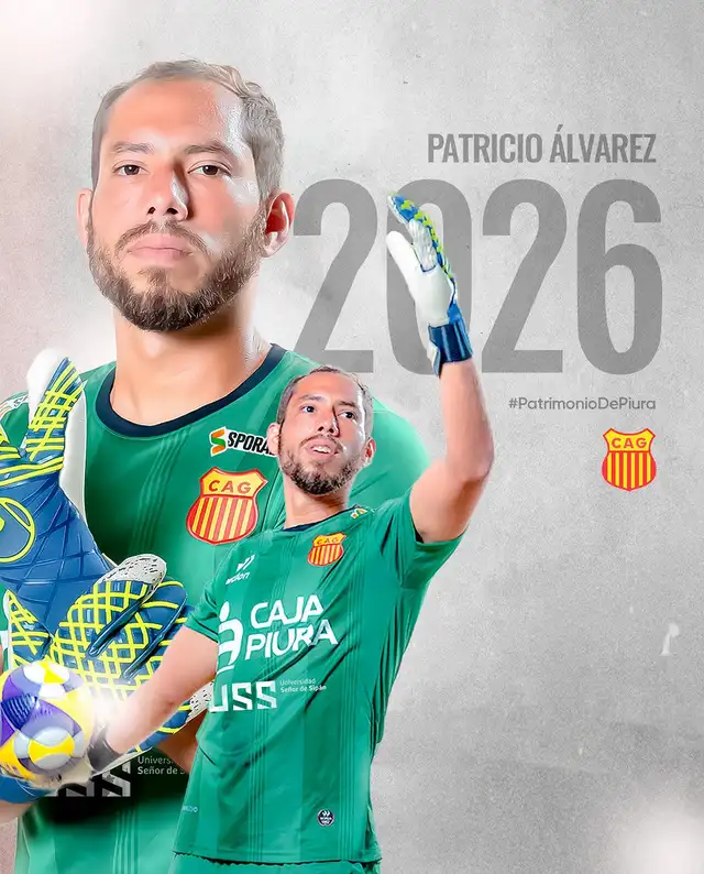 Patricio Álvarez renovó con Atlético Grau por todo la temporada 2026 de la Liga 1.   