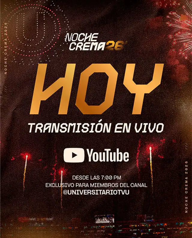 Universitario, Noche Crema 2026