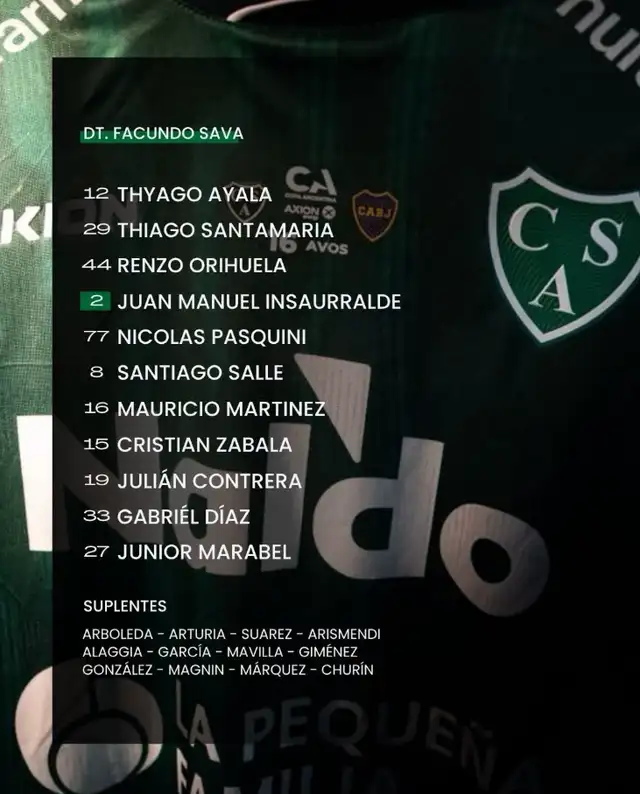Formación de Sarmiento. Formación de Sarmiento.