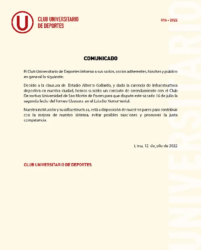Universitario de Deportes