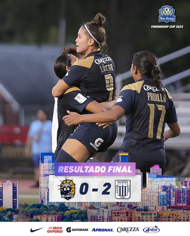 Alianza Lima venció 2-0 a New Jersey Alliance.