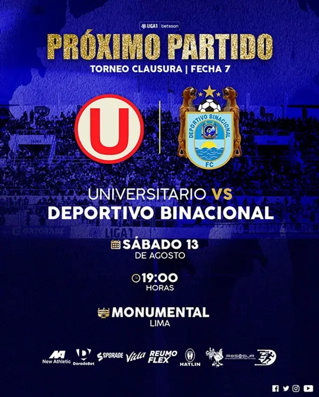Universitario vs Binacional