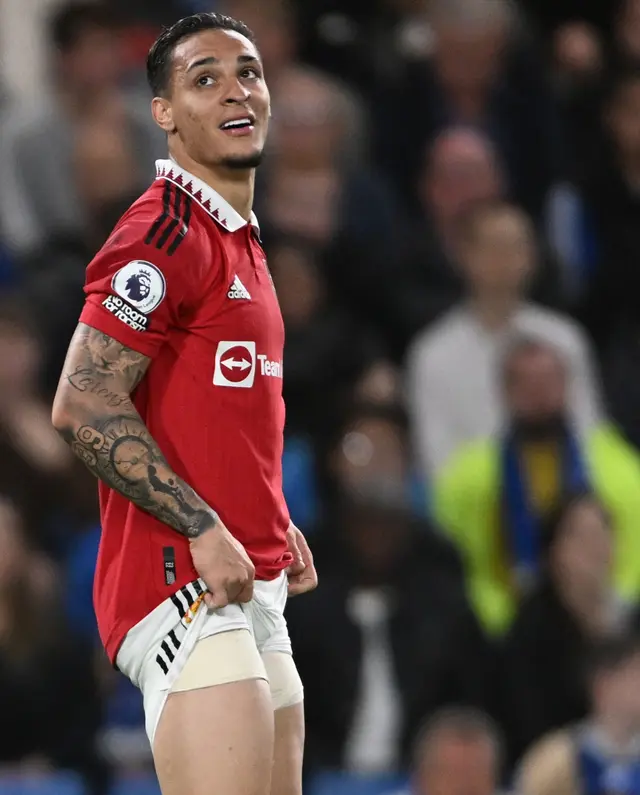 Antony con el United   