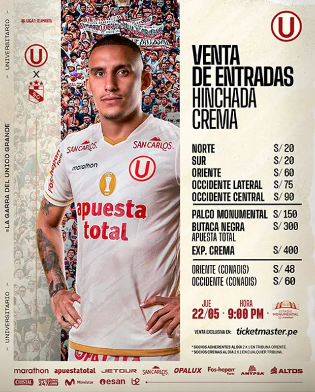 Universitario vs Sporting Cristal