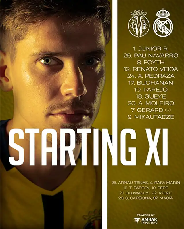 Villareal vs Real Madrid