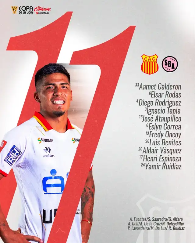 Alineación de Atlético Grau.