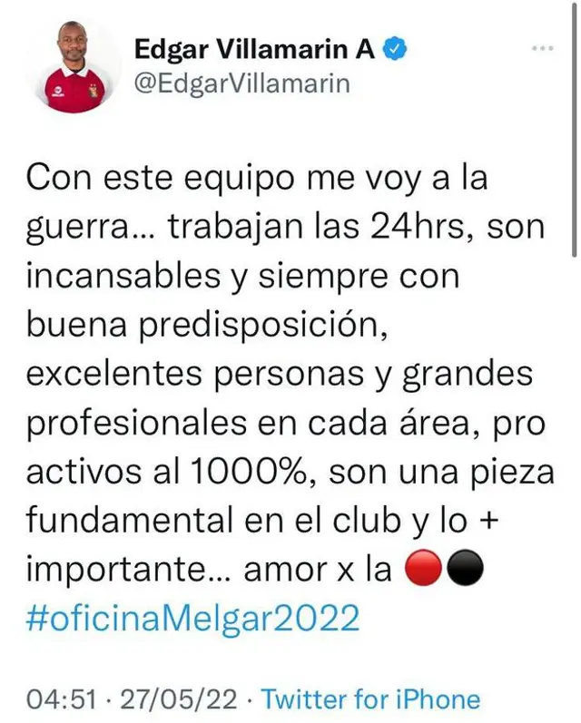 Villarin no pudo ocultar su felicidad   