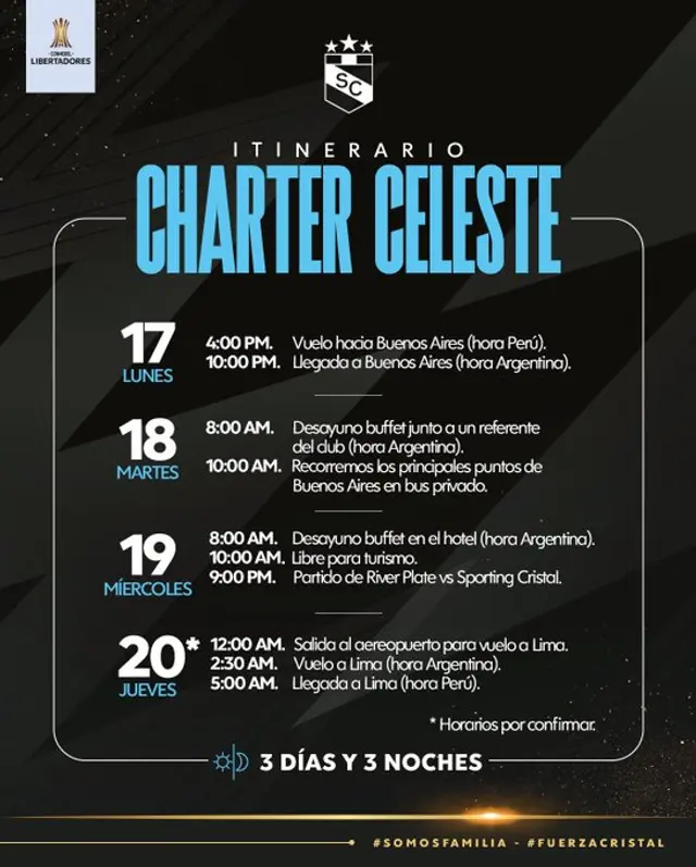 Sporting Cristal, Charter Celeste