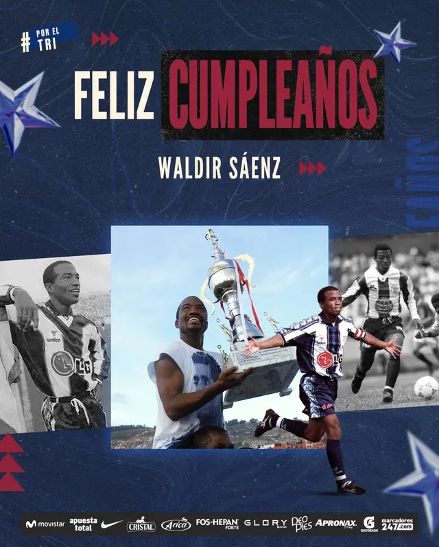 Alianza Lima saludó a Waldir Saénz por su cumpleaños. Alianza Lima saludó a Waldir Saénz por su cumpleaños.