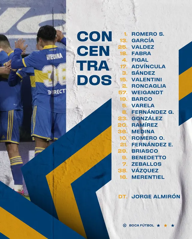 Boca Juniors con Advíncula en la lista