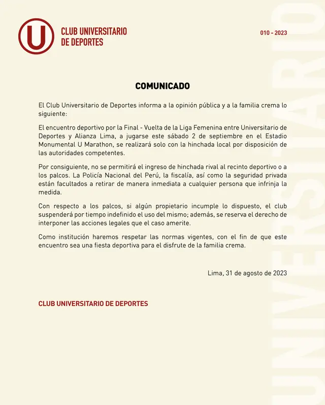 Universitario Universitario