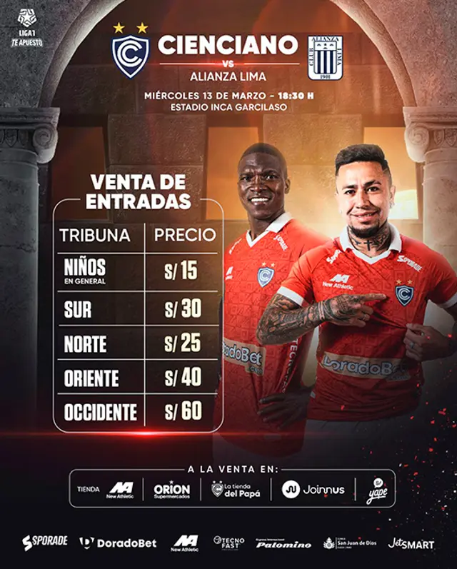 Alianza Lima vs Cienciano