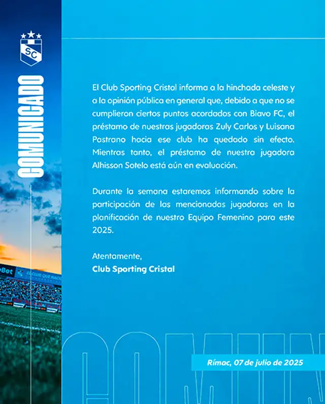 Sporting Cristal Femenino