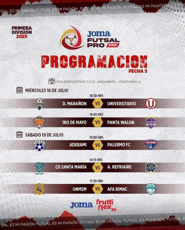 futsal pro 2025